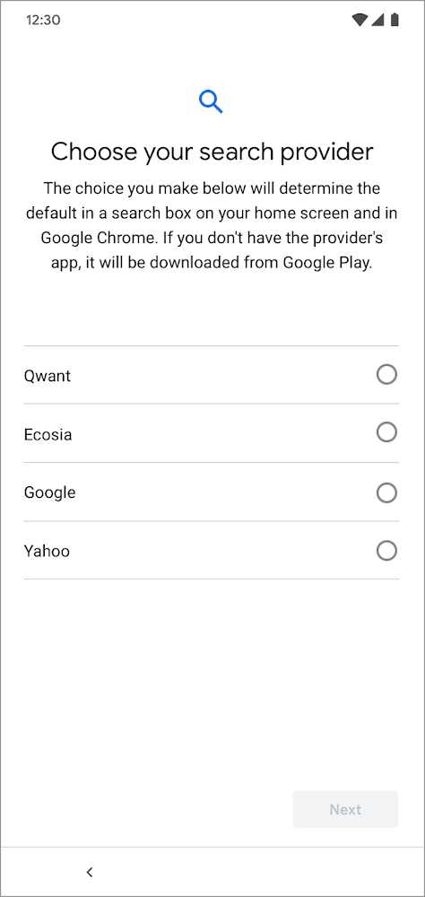 谷歌公布Android默認(rèn)搜索引擎調(diào)整方案 打錢(qián)就給位置